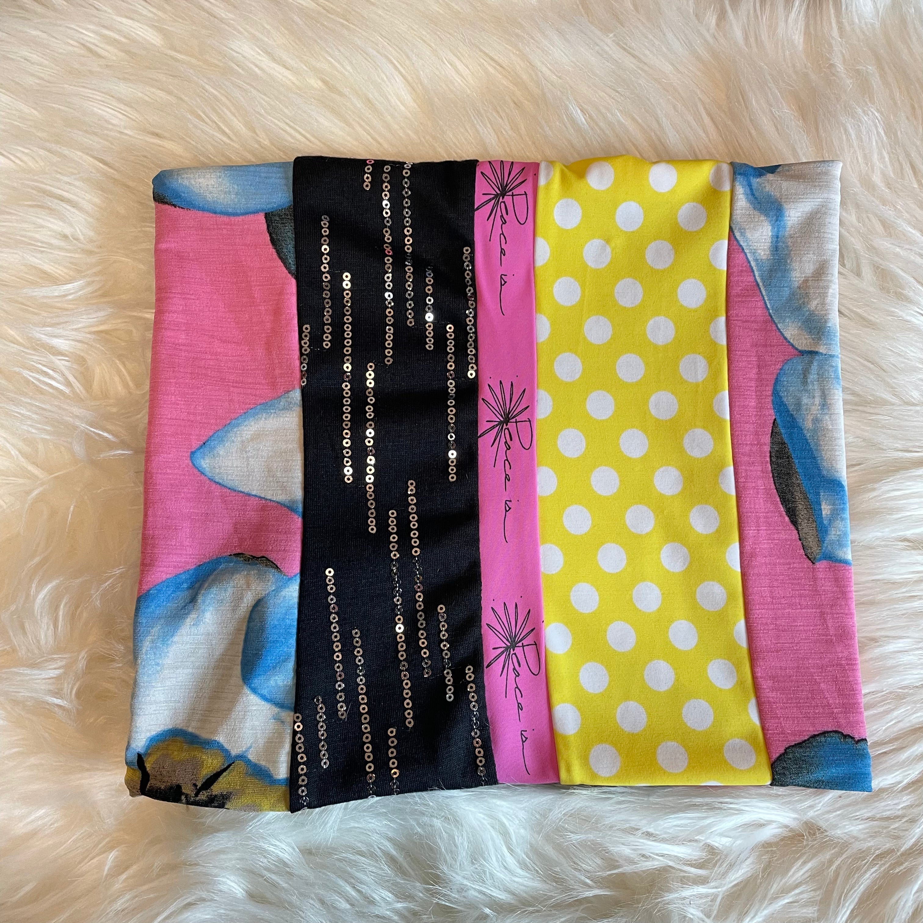 Women's Neckie - Yellow Polka Dot Bikini